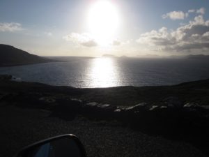 Sunset at the end Beara Peninsula