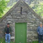 Posing for the shot in front of the boathouse on Glanmore lake